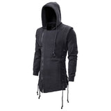 Joior Autumn New Men Hoodies Sweatshirts Casual Solid Long Sleeve Hoodie Men Slim Fit Dark Hooded Loose Jacket Coats