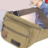 Joior Chest Bag Canvas Waist Bag Women Men's Belt Bag Fashion Bum Bag Travel Purse Bag for Phone Pouch Pocket Hip Bag Waist Pack Male