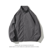 Joior Autumn New Men's Zipper Bomber Jacket Male Casual Streetwear Loose Black Gray Pilot Coat Man Clothing 4XL 5XL