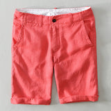 Joior 100% Pure Linen Shorts Fpr Men Summer New Fashion Loose Beach Holiday Shorts Man Casual Shorts Plus Size Y2894