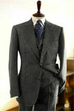 Joior fashion suits for men Gentleman Suit Formal Business Tweed Men's Tuxedo Business Men's Three-piece Brown Suit