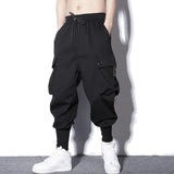 Joior Loose Harem Pants Men Cargo Trousers Hip Hop Outdoor Casual Ankle Length Pant Fashion Streetwear Pocket Sweatpants