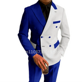 Joior Fashion Style Wedding Men Suits Slim Fit Peak Lapel Blazer Pants 2 Piece Formal Business Groom Wear Tuxedos Costume Homme