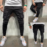 Joior Mens Black Jeans Slim Fit Quality Gray Casual Male Jeans Pants Skinny Fit Men Pants Hip Hop Streetwear Cotton Denim Trousers