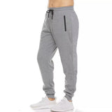 Joior New Sweatpants Side Zipper Pockets Men Joggers Track Pants Elastic Waist Sport Casual Trousers Baggy Fitness Gym Clothing