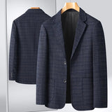 Joior New Men's Blazer Fashion Middle-aged Business Casual Professional Wear Casual Loose British Style Sub-trend Four Seasons Suit