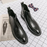 Joior Casual Chelsea Boots Men Ankel Boots Fashion Retro Business Dress Boots Antumn Bota Masculina