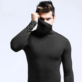 Joior Man Thermal Turtleneck Casual Sleepwear Shirt S-2XL Sleeve Long Slim Coat 5colors Basic Sweater Bottom Winter