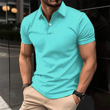 Joior 2024 Summer Best-Selling Men's Polo Shirt Lapel Printed Men's Clothing Stripes Polo Shirt Casual Sports Men's Shirt