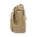 Joior Canvas Shoulder Bag Bottle Men Women Casual Simple Fashion Retro Multi Layered