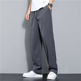 Joior Summer Cotton Linen Fashion Men's Trousers Casual Pants Solid Color Breathable Loose Shorts Straight Pants Streetwear