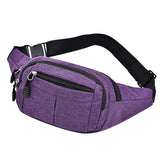 Joior Fashion Men Women Waist Bag Casual Fanny Pack Purse Large Phone Belt Bag Pouch Canvas Outdoor Travel Phone Bag Banana Hip Bags