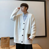 Joior Autumn and Winter Cardigan Sweater Jacket Men's Casual Warmth Single Breasted Cardigan Top