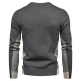 Joior Autumn New Foreign Trade Men's Knitwear Round Neck Colored Solid Sweater Underlay