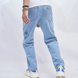 Joior Men Streetwear Loose Splicing Multiple pockets Straight Jeans Trousers Stylish Male Casual Denim Pants