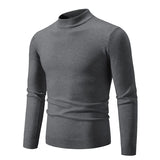 Joior winter fits men New Autumn Winter Designer Fashion Half Turtleneck Knitted Sweater High Quality Mens Casual Solid Color Warm Women Sweaters