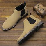 Men Boots Fashion Brand Comfortable Leather Boots