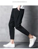 Joior Spring Jogger Cargo Trousers for Men's Elastic Jogging Pants Ankle Oversize Male Streetwear Harajuku Korean Clothing Streetwear