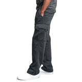 Joior Men Sweatpants Long Pants Loose Sport Fit Jogging Joggers Sweat Pocket Cargo Pants Trousers Plus-size S-4XL