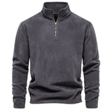 Joior Brand Quality Thicken Warm Fleece Jacket for Men Zipper Neck Pullover Men's Sweatshirt Soft Shell Mens Jacket