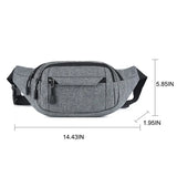 Joior Fashion Men Women Waist Bag Casual Fanny Pack Purse Large Phone Belt Bag Pouch Canvas Outdoor Travel Phone Bag Banana Hip Bags