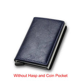 Joior Carbon Fiber Slim Aluminum Men Wallet ID Credit Card Holder Mini RFID Wallet Automatic Pop up Bank Card Case Black Vallet 2024