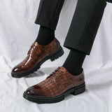 Joior Brand New Men Dress Shoes Patent Leather Brogue Shoes for Male Formal Wedding Party Office Men Oxfords Business Moccasins Shoes