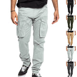 Joior Independent Station Spring and Summer New plus Size Men's Cargo Pants Solid Color Multi-pocket Casual Pants Men's Mod