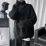 Joior Autumn Winter Mens Casual Turtleneck Pullover Men's Long Sleeve Rollneck Sweater Korean Style Fashion Warm Knitted Sweater