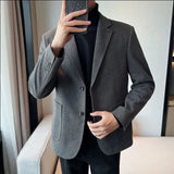 Joior fashion suits for men 2 Piece Outfit Set Man Blazer Business Big Size Full Suit for Men Grey Luxury Ceremony Classic Elegant High Quality Jackets