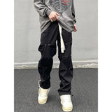 Joior Baggy Cargo Pants Pant Trousers for Men Streetwear Y2k Techwear Man Wide Many Pockets Grey Black Fashion Tactical Jogger Tube