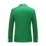 Joior Bright Green Suit Jacket Men's Stylish Slim Blazer Wedding Party Dress Coat Suitable for All Seasons Big Size 5XL 6XL