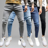 Joior Mens Black Jeans Slim Fit Quality Gray Casual Male Jeans Pants Skinny Fit Men Pants Hip Hop Streetwear Cotton Denim Trousers