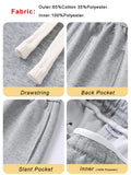 Joior Spring Autumn Men Sweatpants Korean Fashion Sportswear Drawstring Wide Leg Straight Track Pants Cotton Casual Loose Trousers