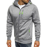 Joior Men's Hoodies Long Sleeve Sweatshirt Zipper Design Hooded Sweatshirt for Men Clothing Sportswear Slim Fit Casual Jacket