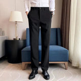 Joior Fashion New Men Suit Pants New Casual Straight Slim Classic Business Formal Blazer Pants Trousers Male Brand Clothing