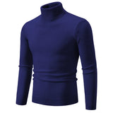 Joior black turtleneck outfit men Cool New Trend Men's High Neck Sweater  Pullover Knitted Warm Casual Men Clothing  Knitted Sweater Men