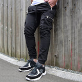 Joior Sports Leisure Zipper Multi-pocket Pants Men's Fitness Running Training Pants