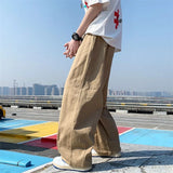 Joior Spring and Autumn Fashion Brand Japanese Retro Workwear Straight Tube Wide Leg Loose and Versatile Handsome Men's Casual Pants