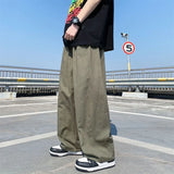 Joior Spring and Autumn Fashion Brand Japanese Retro Workwear Straight Tube Wide Leg Loose and Versatile Handsome Men's Casual Pants