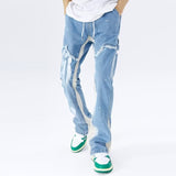 Joior Y2K Streetwear Baggy Flare Jeans Cargo Pants Men Clothing Drawstring Sweatpants Male Denim Trousers Pantalon Homme