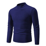 Joior winter fits men New Autumn Winter Designer Fashion Half Turtleneck Knitted Sweater High Quality Mens Casual Solid Color Warm Women Sweaters