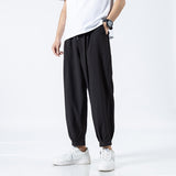 Joior Summer Men's Trousers Ice Silk Cool Thin Soft Fashion Casual Pants Breathable Loose Straight Pants Streetwear Men Clothing