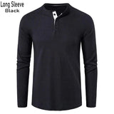 Joior Classic Waffle Henley Tshirt Men Brand New Crew Neck Long Sleeve Slim Fit Tee Shirt Homme Casual Heavy Weight T Shirts Male