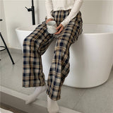 Joior Summer Plaid Pants Men S-3XL Casual Straight Trousers for Male/Female Harajuku Hip-hop Pants