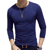 Joior Fashion Hot Sale Classic Long Sleeve T-Shirt For Men Fitness T Shirts Slim Fit Shirts Solid Tees Tops Men Tees Shirt Clothes