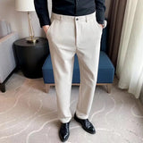 Joior Fashion New Men Suit Pants New Casual Straight Slim Classic Business Formal Blazer Pants Trousers Male Brand Clothing