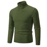 Joior Winter High Neck Thick Warm Sweater Men Turtleneck Brand Mens Sweaters Slim Fit Pullover Men Knitwear Male Double Collar