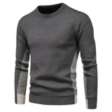 Joior Autumn New Foreign Trade Men's Knitwear Round Neck Colored Solid Sweater Underlay