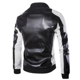 Joior Autumn Men's Stand-up Collar Leather Coat Trend Leather Coat